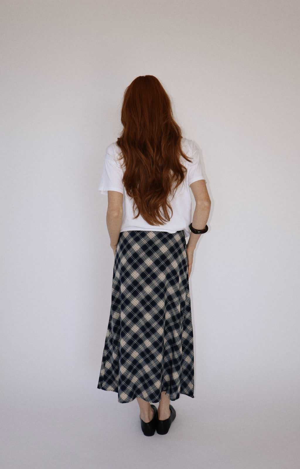 Plaid Maxi Skirt