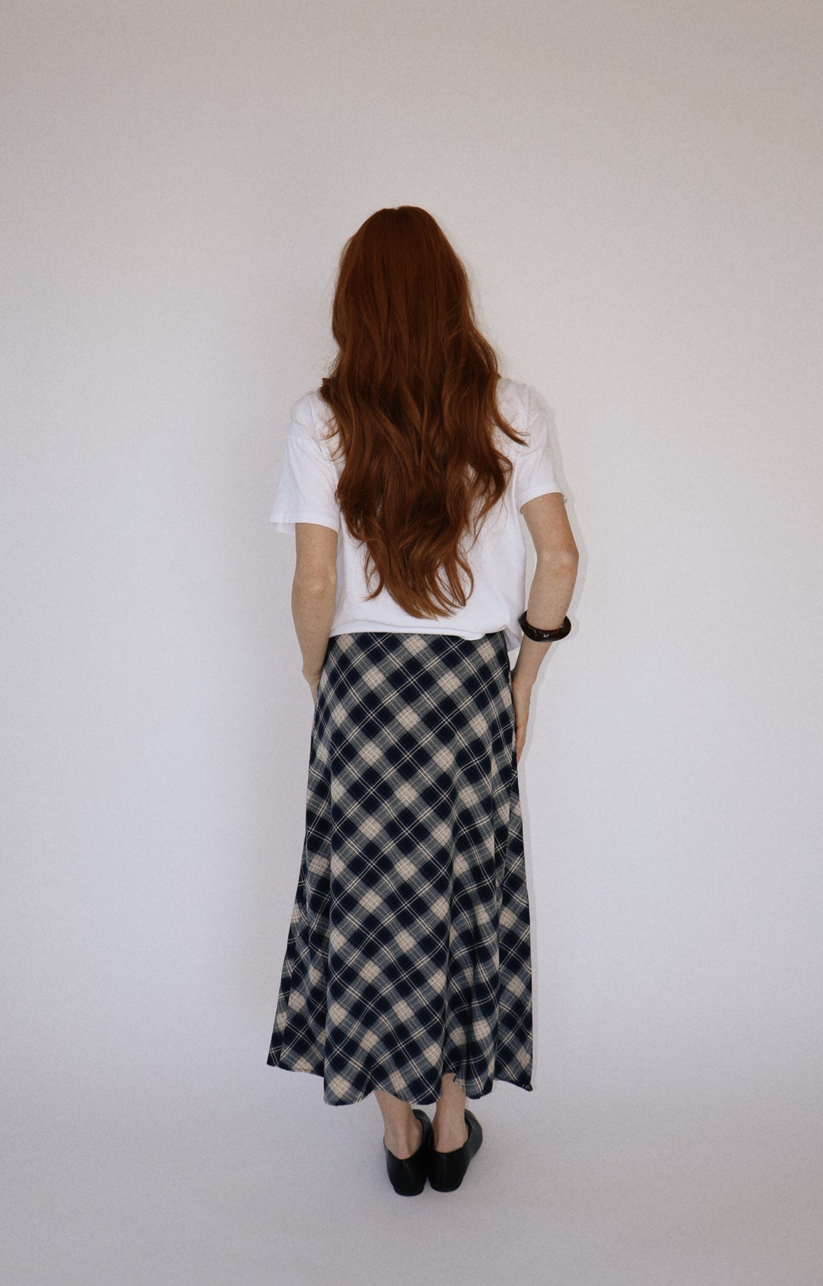 Plaid Maxi Skirt