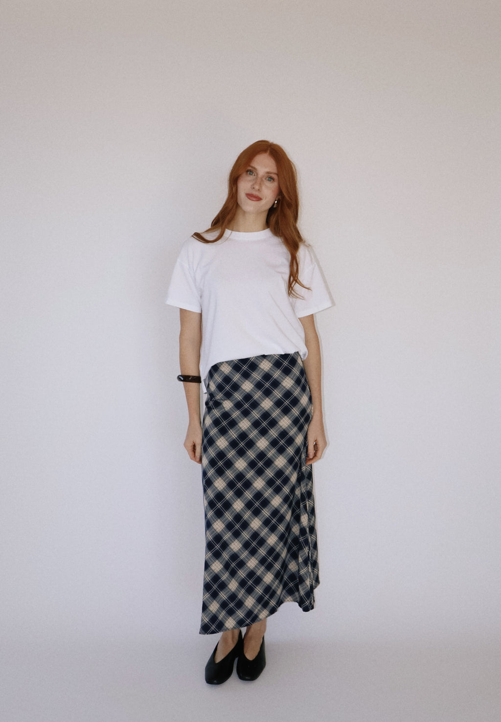 Plaid Maxi Skirt