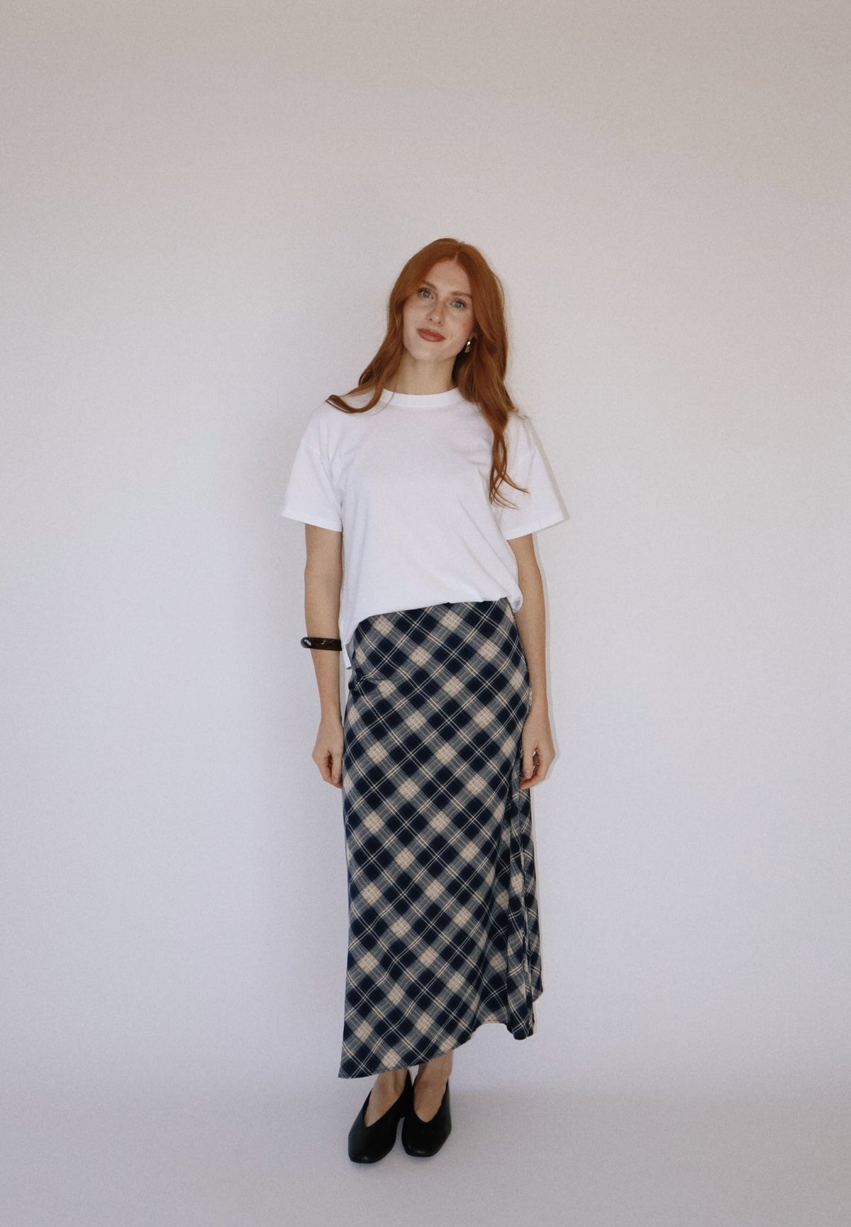 Plaid Maxi Skirt