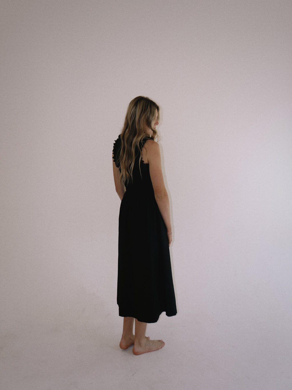 Ruffle Midi Dress