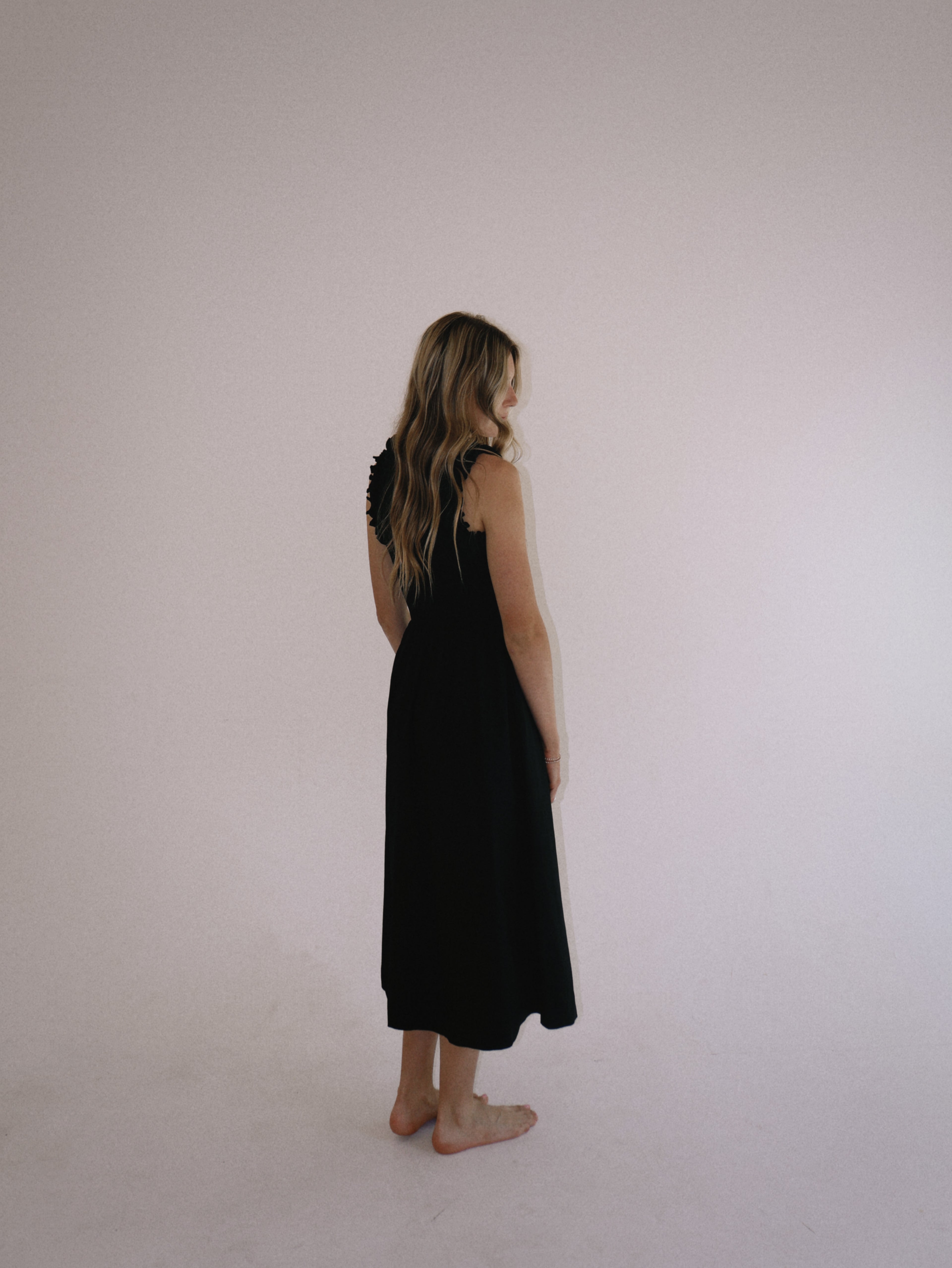 Ruffle Midi Dress
