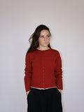 Rolled Trimmed Cardigan