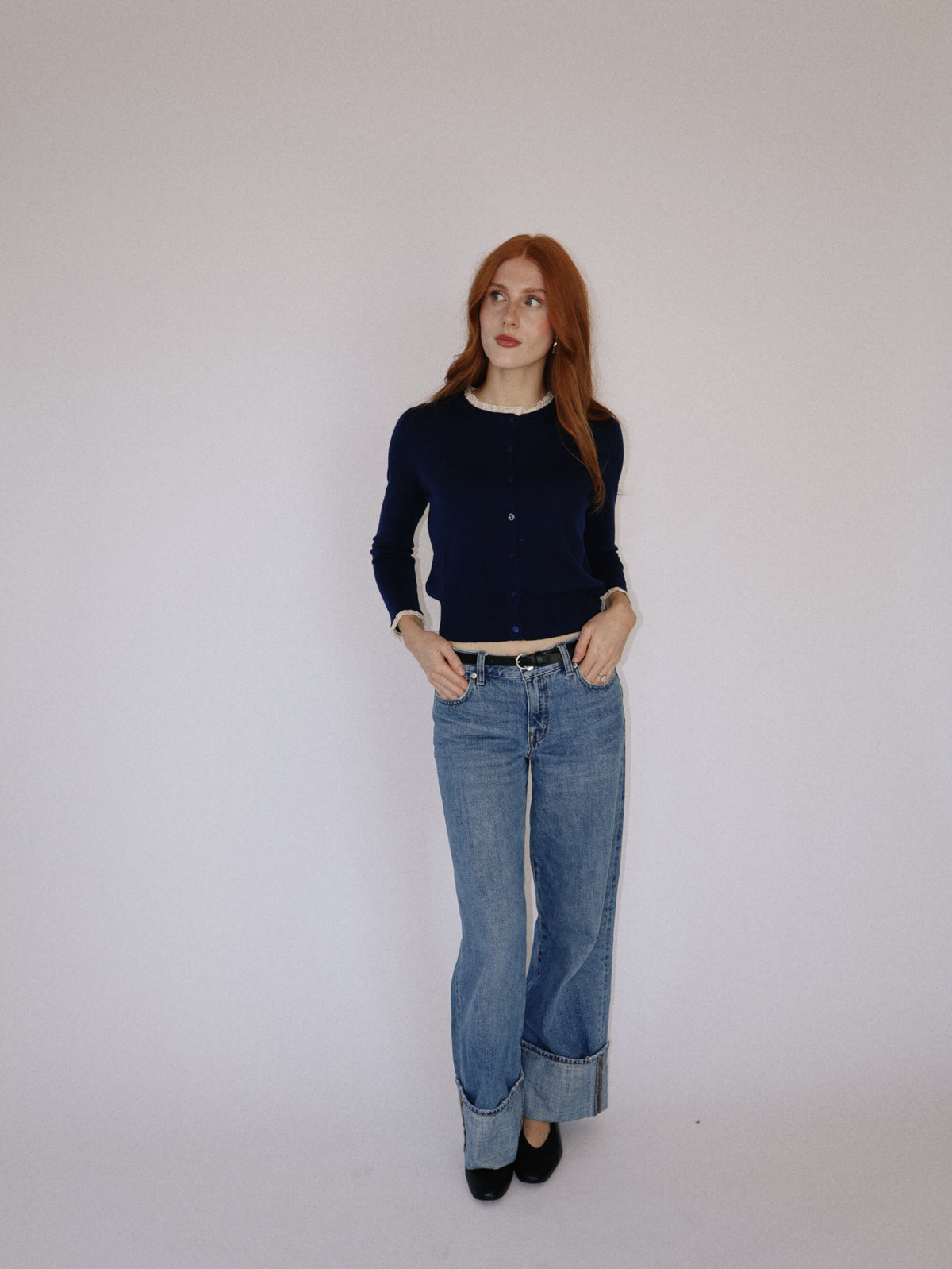 Lace Trim Cardigan