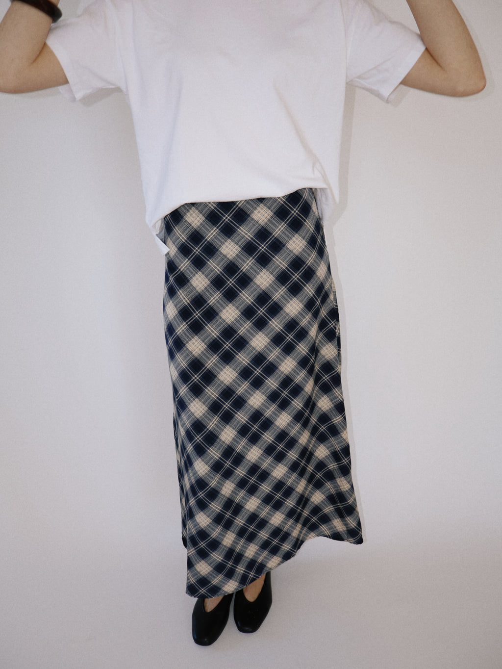 Plaid Maxi Skirt